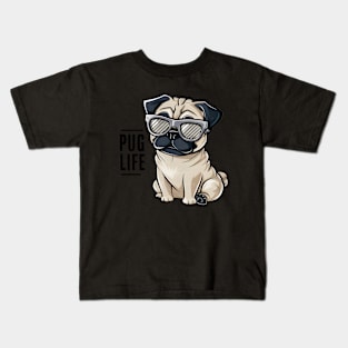 Pug Life Cute Pug Kids T-Shirt